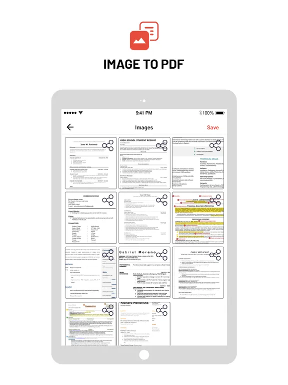 Images To PDF : PDF To Image iPad  Ekran Görüntüleri