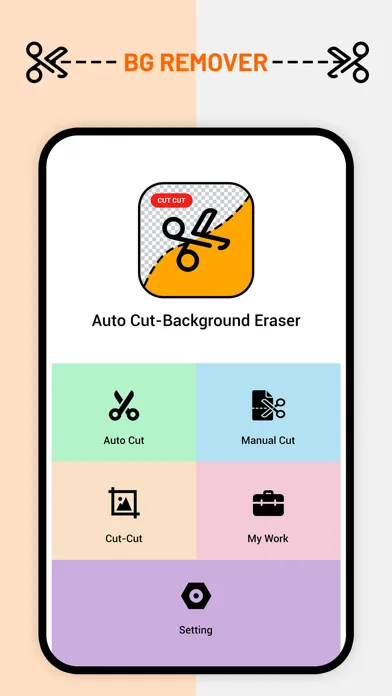 Ảnh chụp màn hình của Photo Cutout Editor & Changer