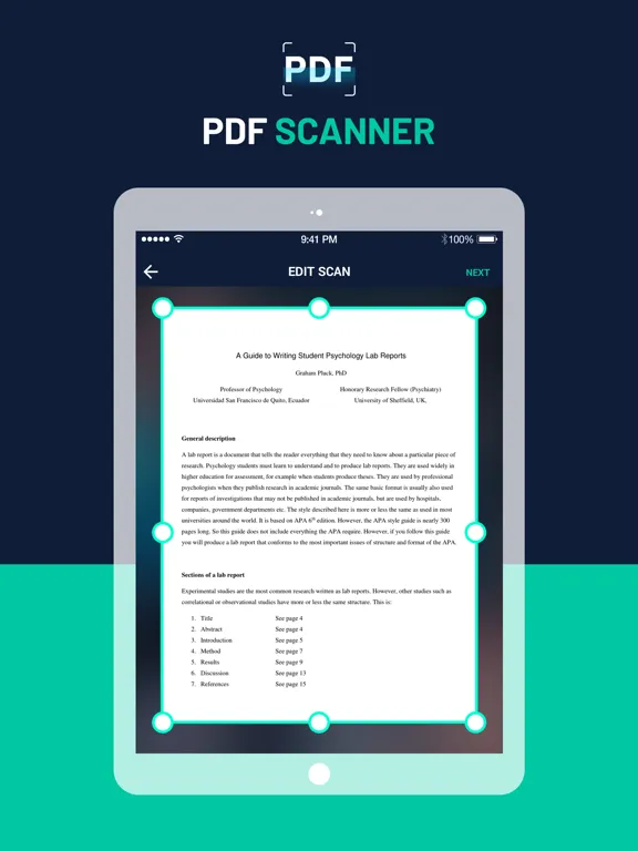 Document Scanner : Scan it iPad  स्क्रीनशॉट