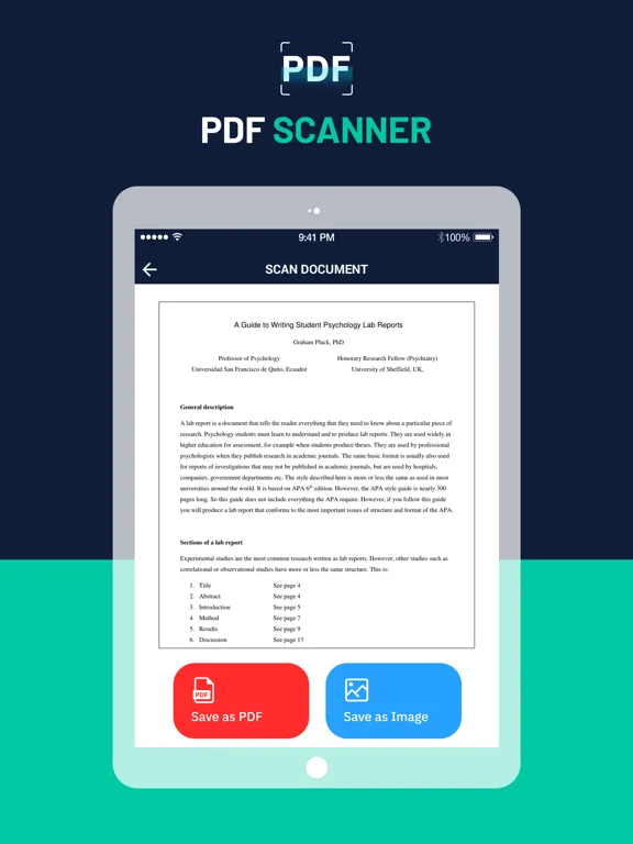 Document Scanner : Scan it iPad  स्क्रीनशॉट