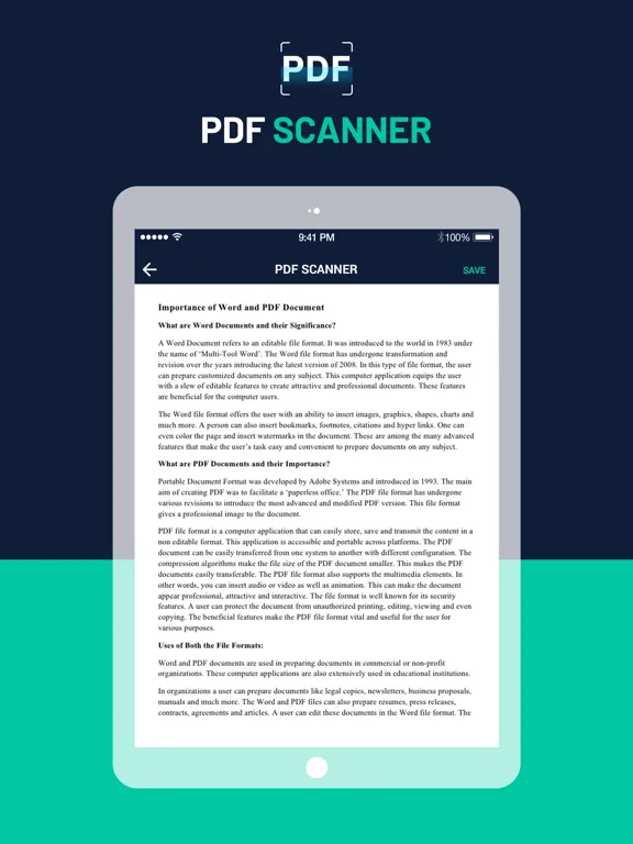 Document Scanner : Scan it iPad  स्क्रीनशॉट