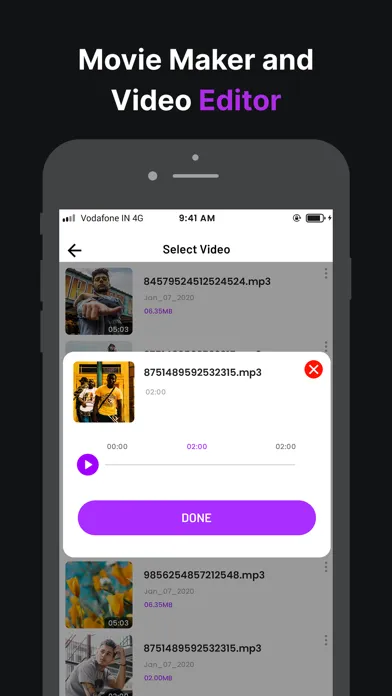 Movie Maker & Video Editor スクリーンショット