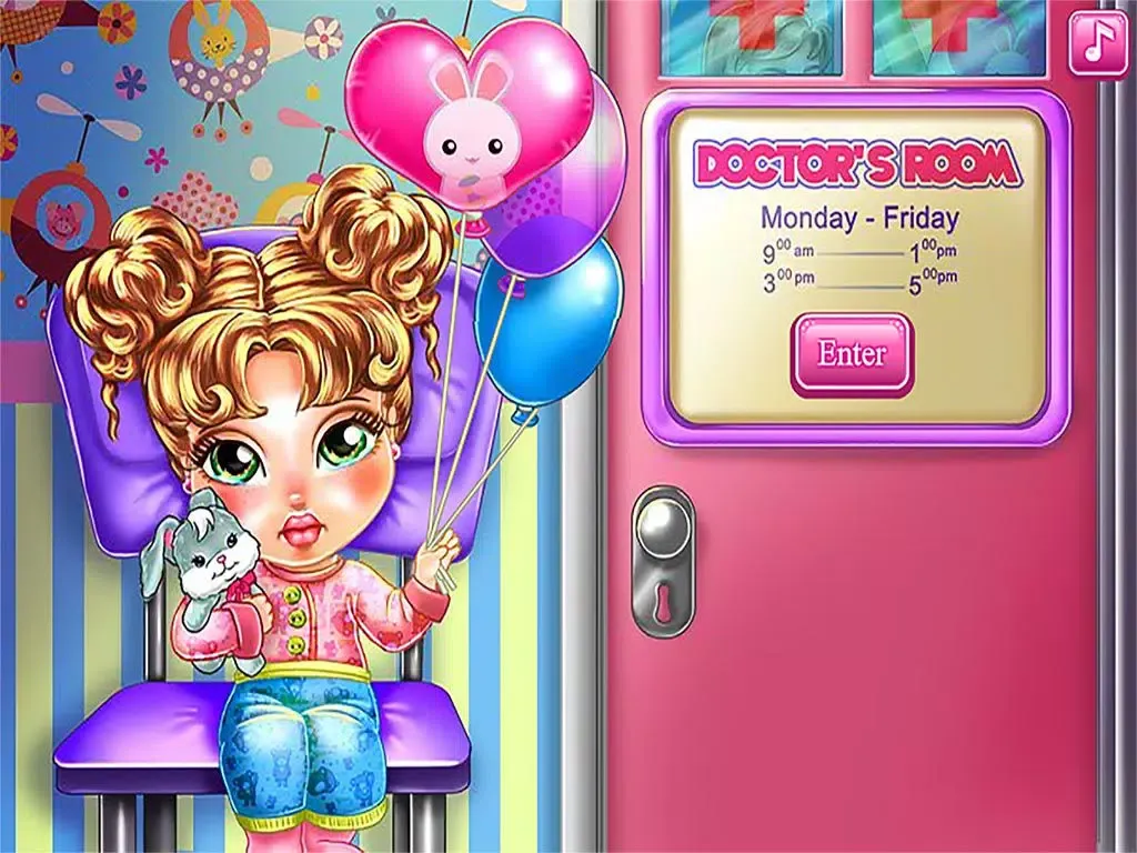 First Aid Treatment:Baby Flu - Kids Care Doctor Simulator Game iPad 应用截图