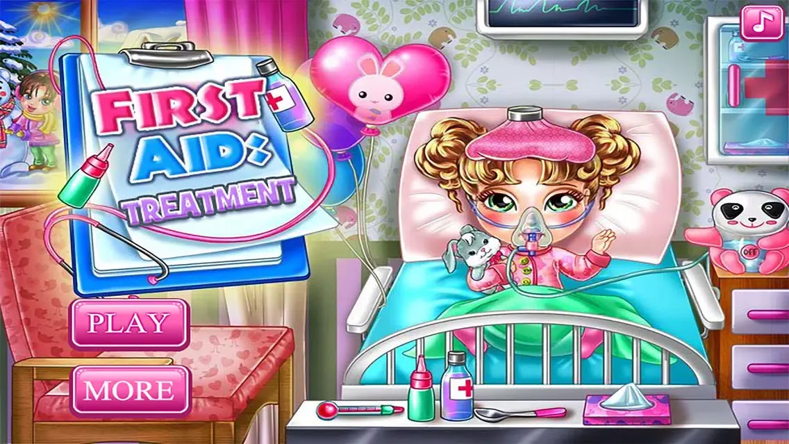 First Aid Treatment:Baby Flu - Kids Care Doctor Simulator Game应用截图