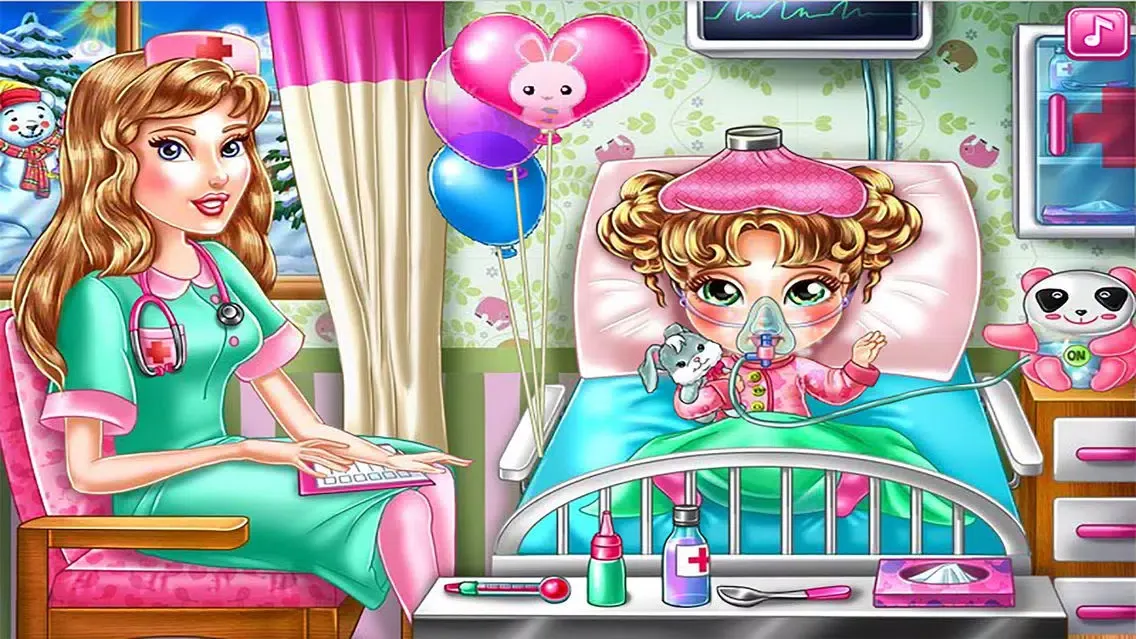 First Aid Treatment:Baby Flu - Kids Care Doctor Simulator Game应用截图