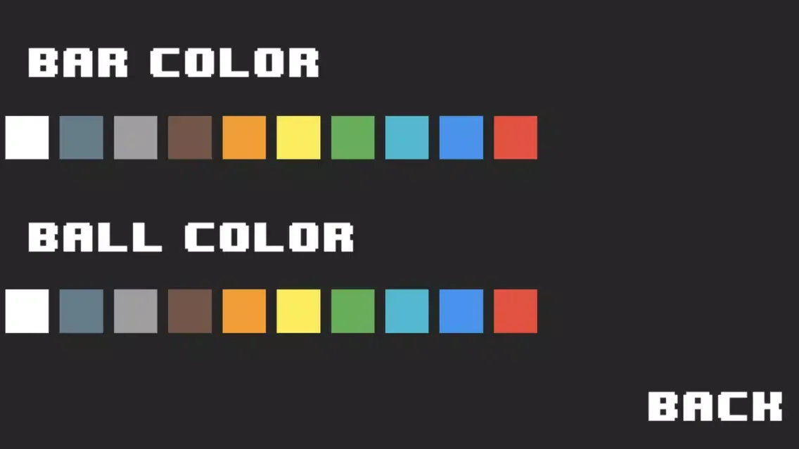 Capturas de tela do PixlPong Lite