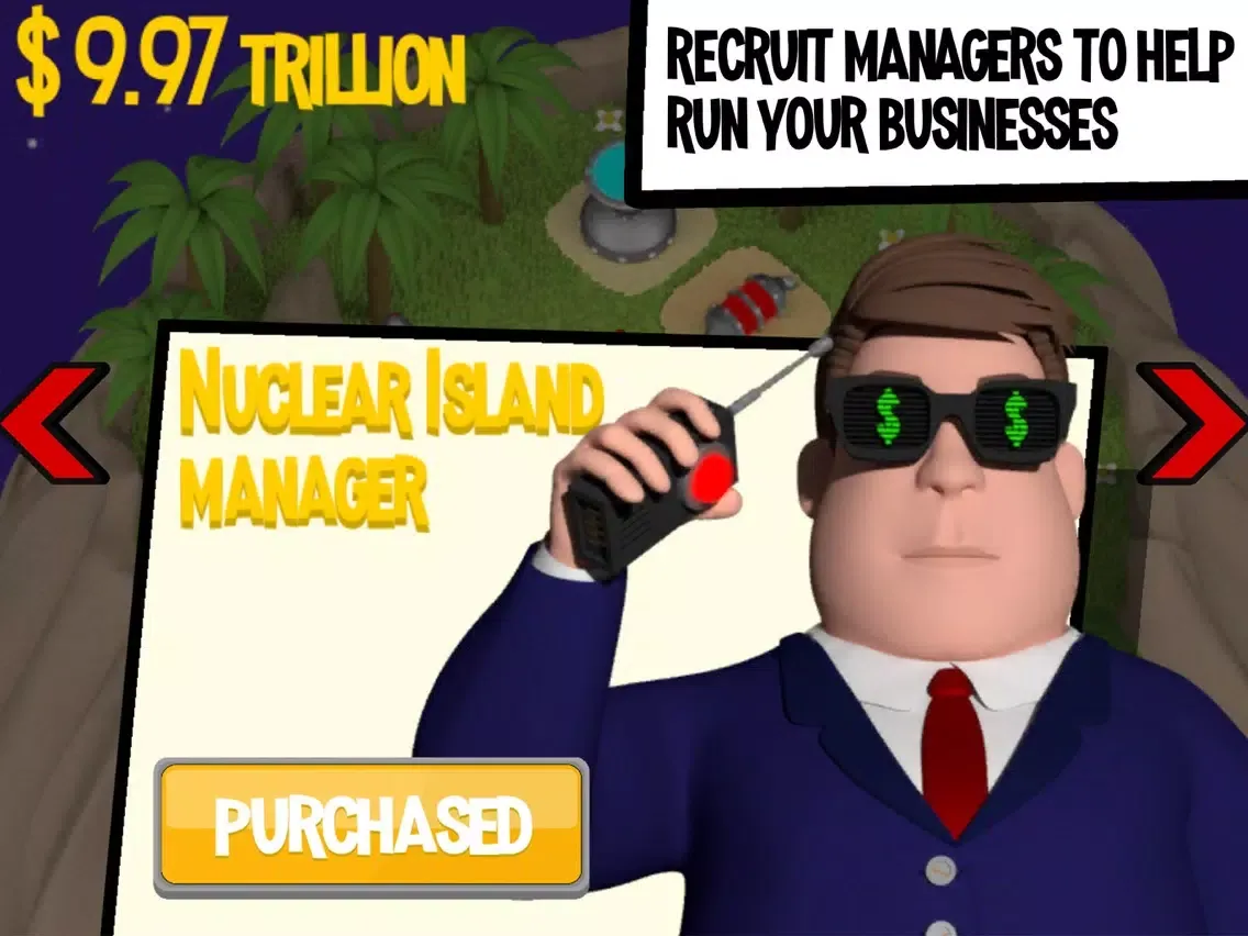 Tangkapan layar Idle Villain Empire iPad 