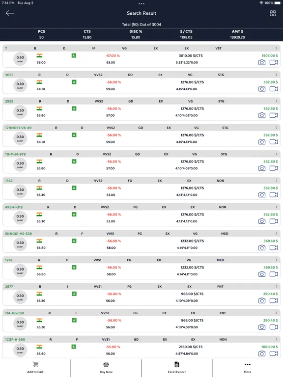 GG Exports iPad  Screenshots