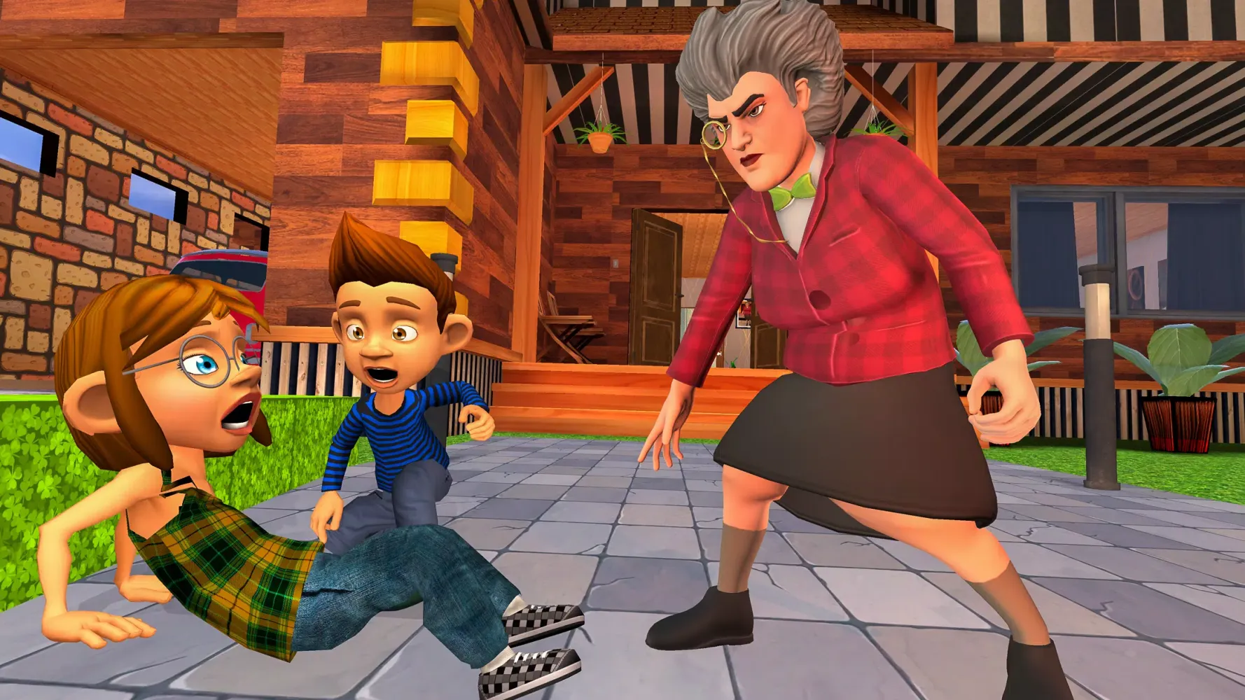 Tangkapan skrin Angry Spooky Teacher Return