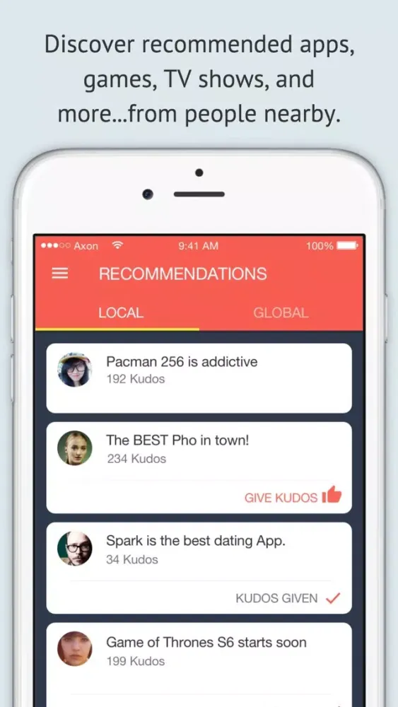 Kudos - share local knowledge应用截图