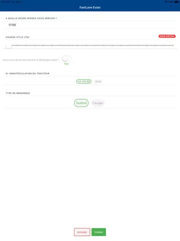 Zrzuty ekranu FastLane Evian iPad 