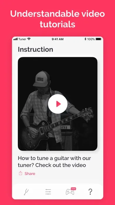 Tuner: guitar, ukulele, bass Screenshots
