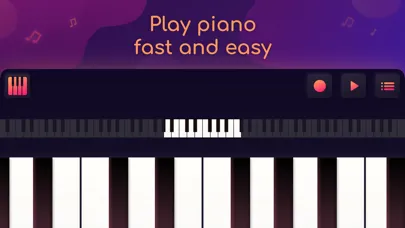 Zrzuty ekranu Piano ONE: Virtual keyboard