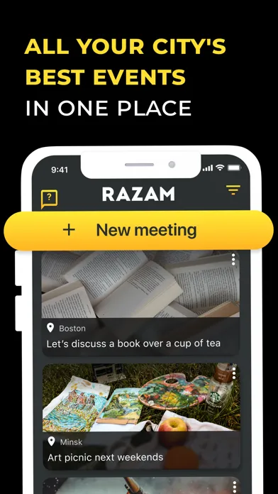 Capturas de tela do Razam: сreate impressions