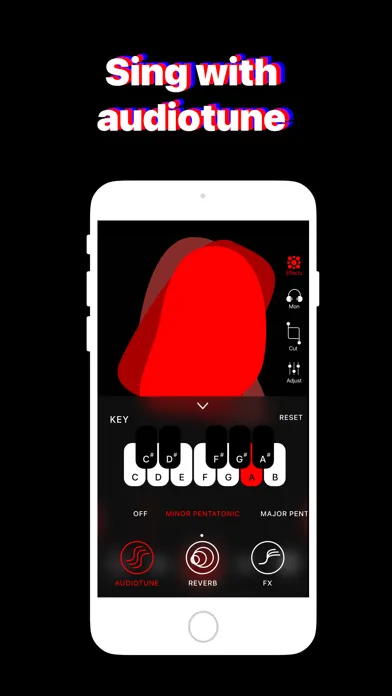 Capturas de pantalla de Vocal Tune: Recording Studio