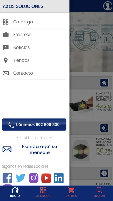 Скриншоты Axos Neo Ecommerce