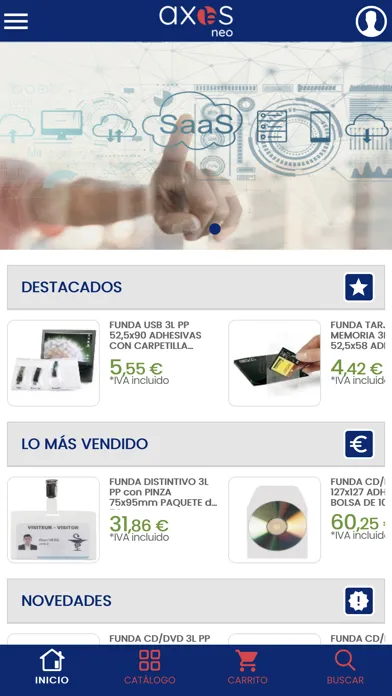 Скриншоты Axos Neo Ecommerce