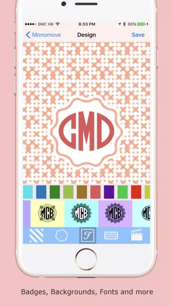 Tangkapan layar Animono - Animated Monograms