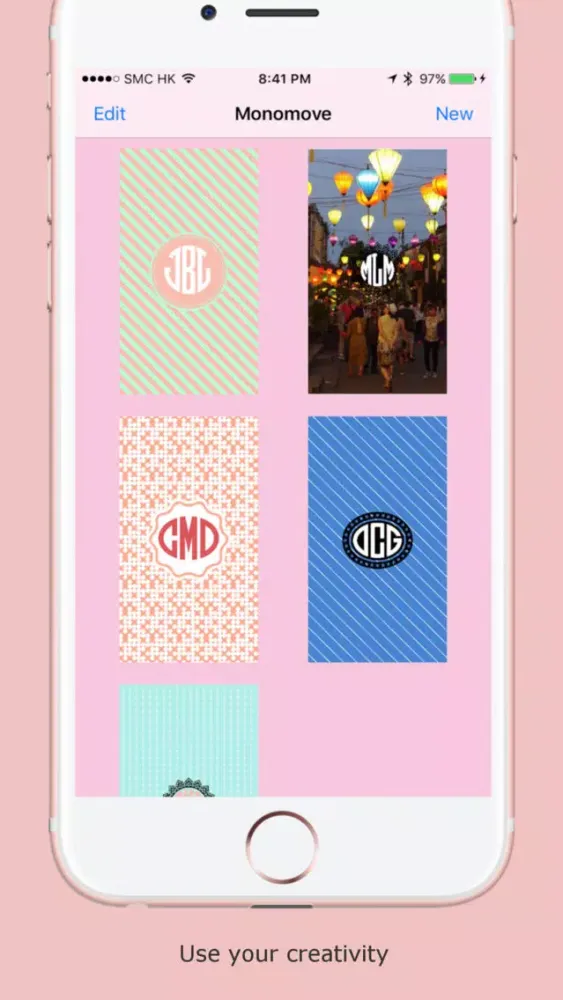 Tangkapan layar Animono - Animated Monograms