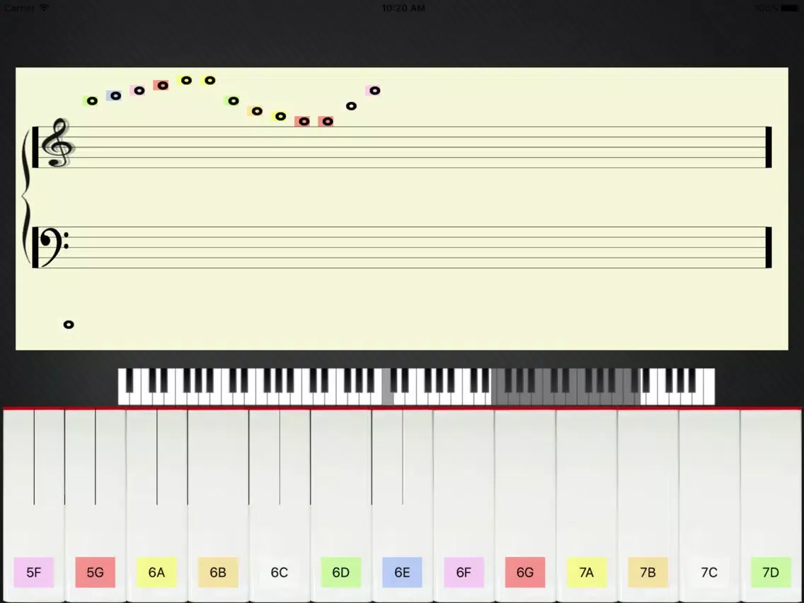 Capturas de tela do Piano Notes - Music Notes iPad 