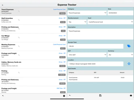 Captures d'écran de Axsapt Expense Tracker iPad 