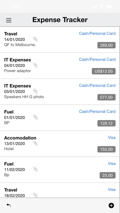 Captures d'écran de Axsapt Expense Tracker