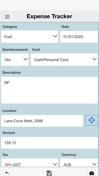 Captures d'écran de Axsapt Expense Tracker