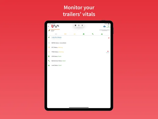 Ảnh chụp màn hình của TrailerMaster iPad 