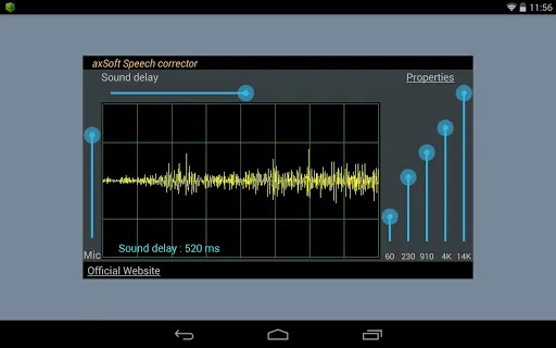 ภาพหน้าจอของ axSoft Speech corrector