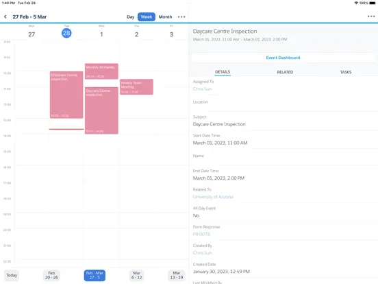 Axsy Mobile for Salesforce iPad  Screenshots