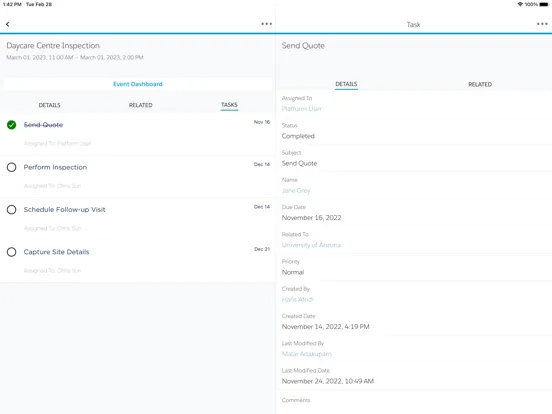 Axsy Mobile for Salesforce iPad  Screenshots
