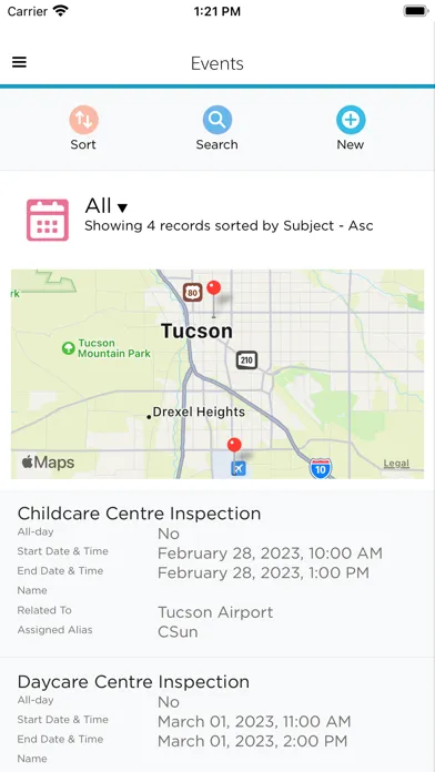 Axsy Mobile for Salesforce Screenshots