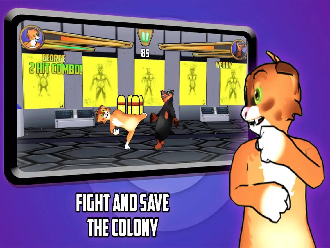 Captures d'écran de Cat Fighting Battle iPad 