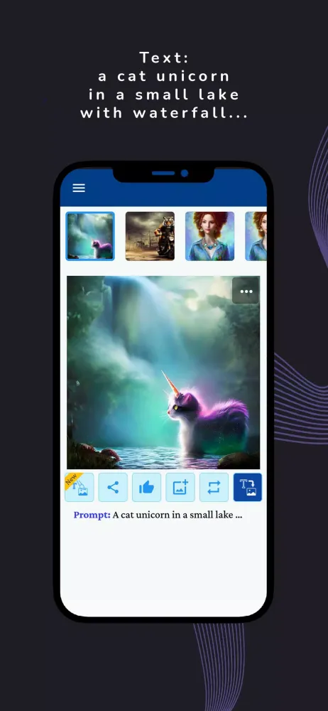 Tangkapan layar Ai Painter