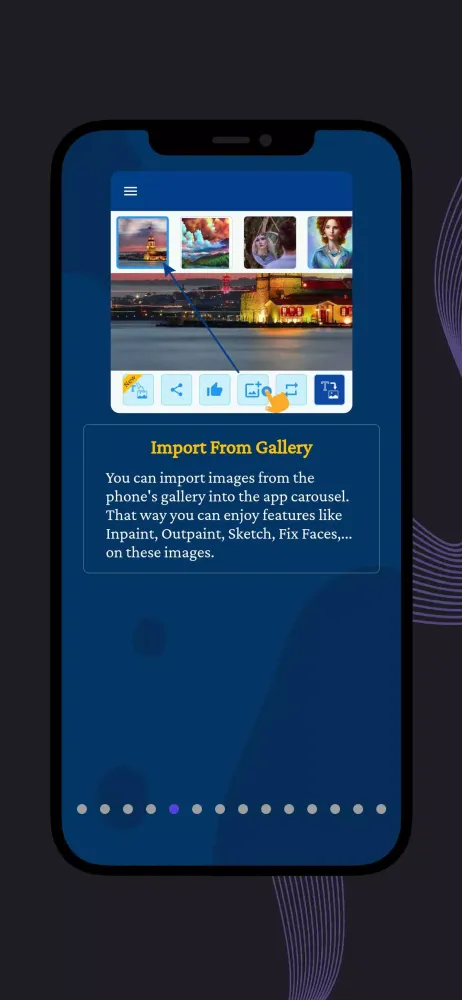 Tangkapan layar Ai Painter