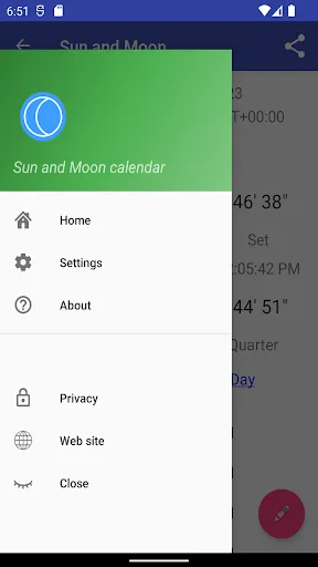 Lunar days スクリーンショット