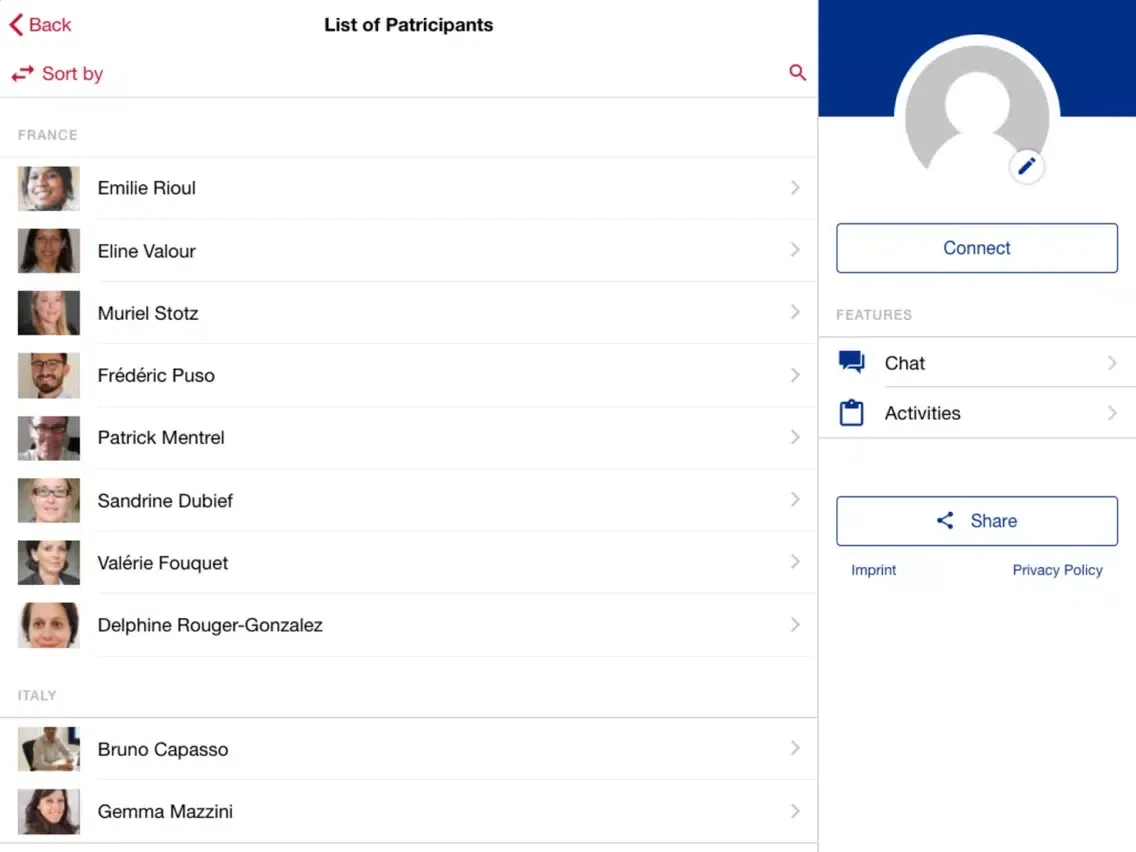 B2Gether iPad  Ekran Görüntüleri