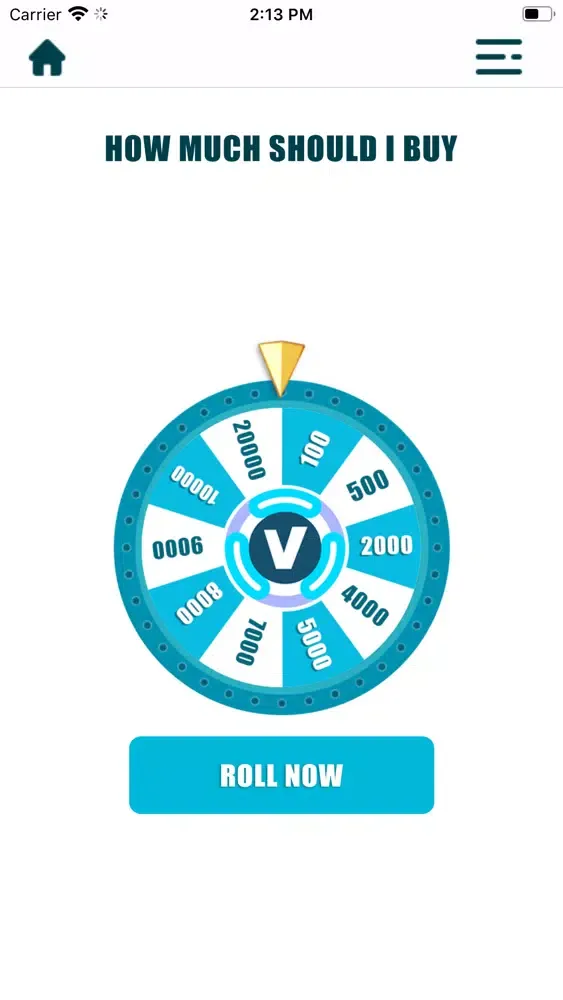 Zrzuty ekranu Vbucks Spin Wheel for Fortnite
