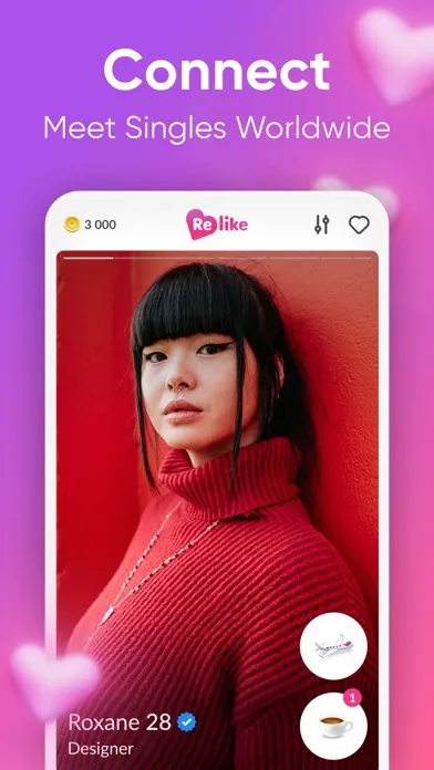 Relike: Dating, Chat & Meet Up Screenshots