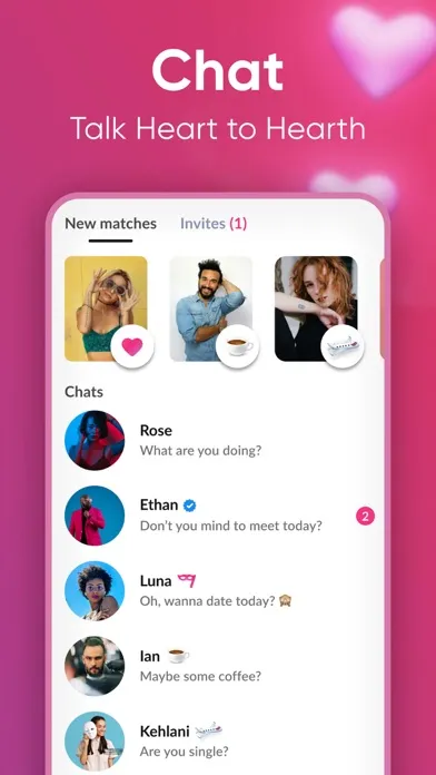 Relike: Dating, Chat & Meet Up Screenshots