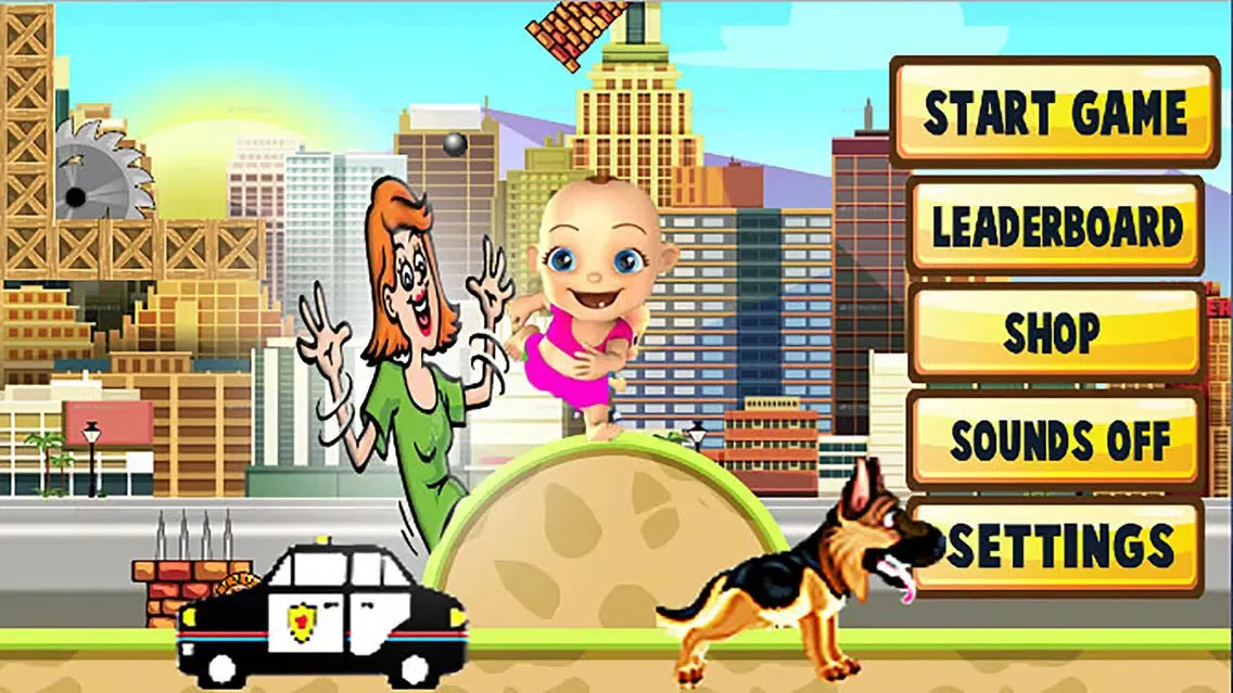Capturas de tela do Baby Run The Babysitter Escape Fun