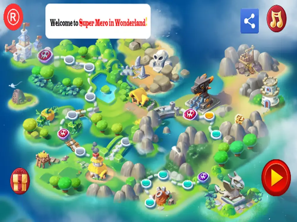 Zrzuty ekranu Super Mero in Wonderland iPad 