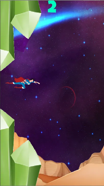 Tangkapan layar Super Flappy Dude