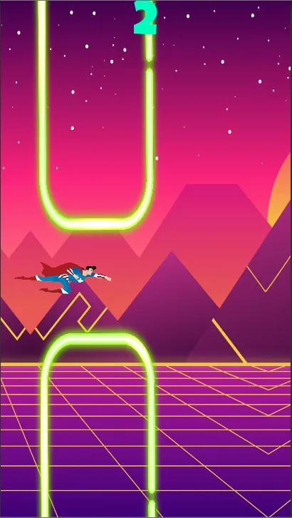 Tangkapan layar Super Flappy Dude