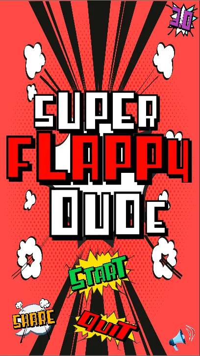 Tangkapan layar Super Flappy Dude