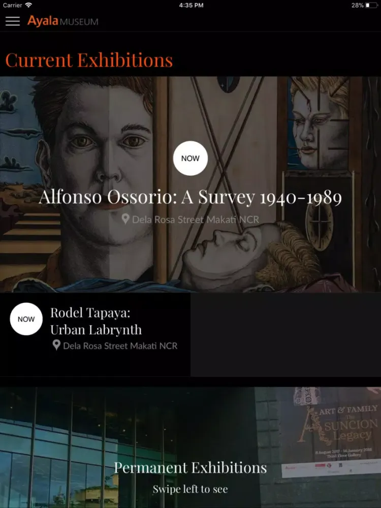 Ayala Museum iPad  Screenshots