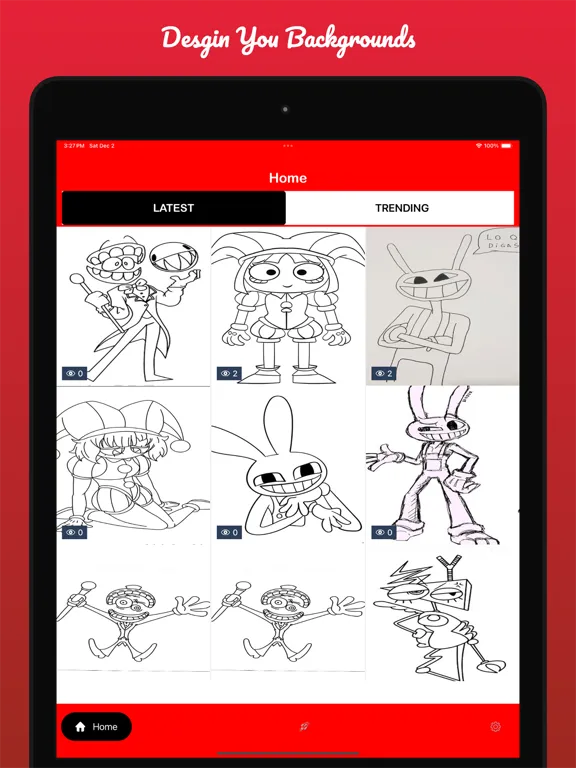Capturas de tela do Amazing Coloring digital iPad 