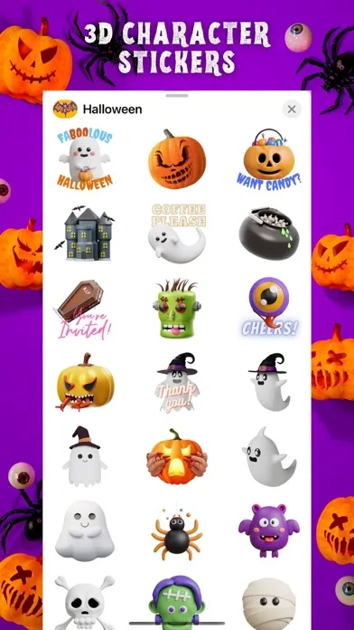 Happy Halloween Quote Stickers应用截图
