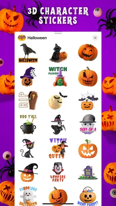 Happy Halloween Quote Stickers应用截图