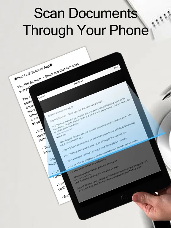 Captures d'écran de Tiny Pdf Scanner iPad 